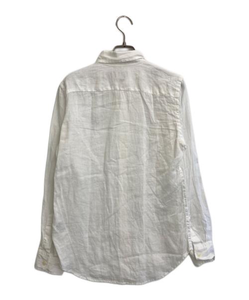 POLO RALPH LAUREN（ポロ・ラルフローレン）POLO RALPH LAUREN (ポロ・ラルフローレン) リネンシャツ ホワイト サイズ:SIZE Sの古着・服飾アイテム