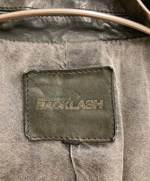 ISAMU KATAYAMA BACKLASH（イサムカタヤマ・バックラッシュ）ISAMU KATAYAMA BACKLASH (イサムカタヤマ・バックラッシュ) 14AW ジャパンホースレザーコート ブラック サイズ:Mの古着・服飾アイテム