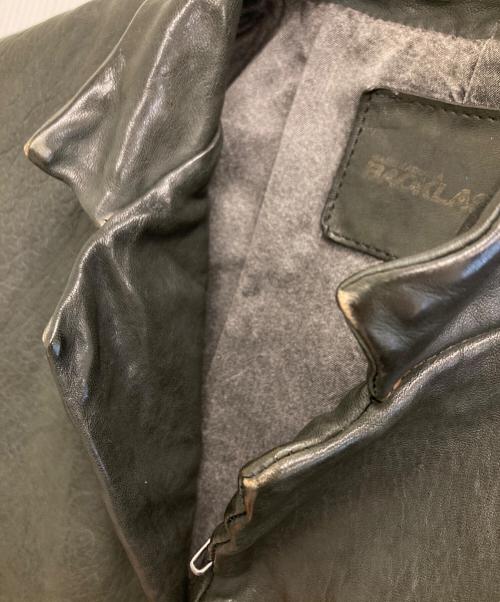 ISAMU KATAYAMA BACKLASH（イサムカタヤマ・バックラッシュ）ISAMU KATAYAMA BACKLASH (イサムカタヤマ・バックラッシュ) 14AW ジャパンホースレザーコート ブラック サイズ:Mの古着・服飾アイテム