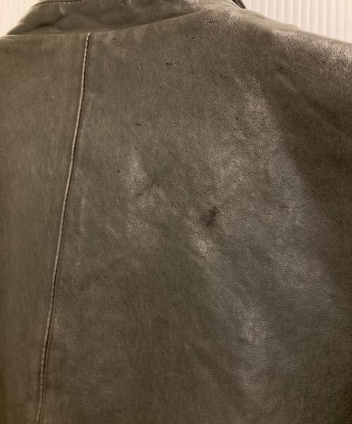 ISAMU KATAYAMA BACKLASH（イサムカタヤマ・バックラッシュ）ISAMU KATAYAMA BACKLASH (イサムカタヤマ・バックラッシュ) 14AW ジャパンホースレザーコート ブラック サイズ:Mの古着・服飾アイテム