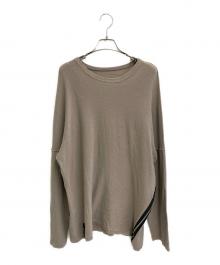 ISAMU KATAYAMA BACKLASH（イサムカタヤマ・バックラッシュ）の古着「プルオーバーコットンニット」｜ライトグレー