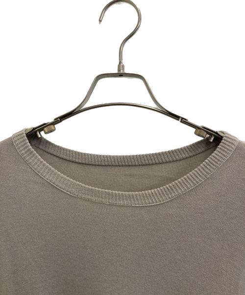 ISAMU KATAYAMA BACKLASH（イサムカタヤマ・バックラッシュ）ISAMU KATAYAMA BACKLASH (イサムカタヤマ・バックラッシュ) プルオーバーコットンニット ライトグレー サイズ:freeの古着・服飾アイテム