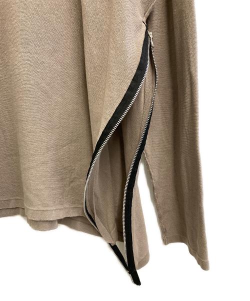 ISAMU KATAYAMA BACKLASH（イサムカタヤマ・バックラッシュ）ISAMU KATAYAMA BACKLASH (イサムカタヤマ・バックラッシュ) プルオーバーコットンニット ライトグレー サイズ:freeの古着・服飾アイテム