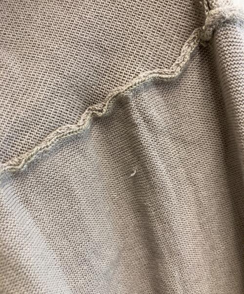 ISAMU KATAYAMA BACKLASH（イサムカタヤマ・バックラッシュ）ISAMU KATAYAMA BACKLASH (イサムカタヤマ・バックラッシュ) プルオーバーコットンニット ライトグレー サイズ:freeの古着・服飾アイテム