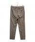 Vivienne Westwood (ヴィヴィアンウエストウッド) チェックパンツ ブルー×ブラウン サイズ:38：7000円