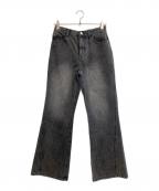 Ameriアメリ）の古着「SENSU DETAIL DENIM PANTS」｜ブラック