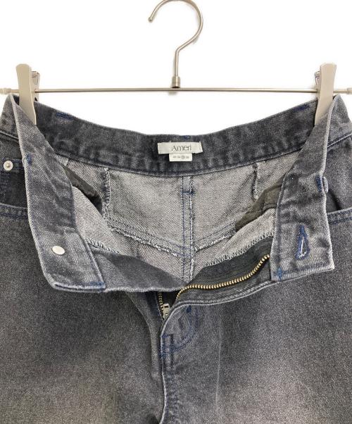 Ameri（アメリ）AMERI (アメリ) SENSU DETAIL DENIM PANTS ブラック サイズ:W25の古着・服飾アイテム