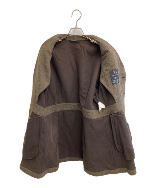 YOHJI YAMAMOTO（ヨウジヤマモト）YOHJI YAMAMOTO (ヨウジヤマモト) トレンチコート ブラウン サイズ:-の古着・服飾アイテム