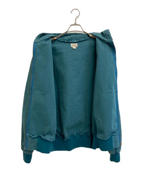 bachers（バッチャーズ）bachers (バッチャーズ) ジップアップジャケット ブルー サイズ:SIZE Mの古着・服飾アイテム