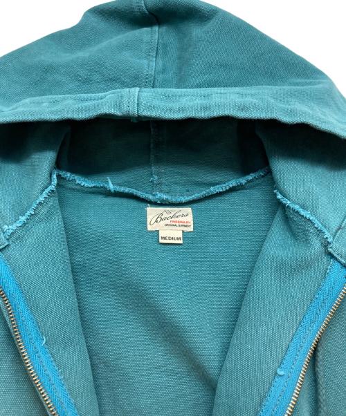 bachers（バッチャーズ）bachers (バッチャーズ) ジップアップジャケット ブルー サイズ:SIZE Mの古着・服飾アイテム