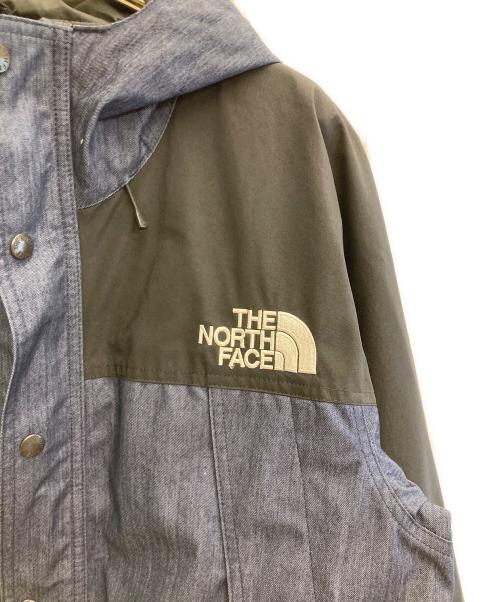 THE NORTH FACE（ザ ノース フェイス）THE NORTH FACE (ザ ノース フェイス) MOUNTAIN LIGHT DENIM JACKET ネイビー×ブラック サイズ:XLの古着・服飾アイテム