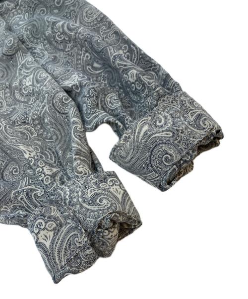 Christian Dior MONSIEUR（クリスチャンディオールムッシュ）Christian Dior MONSIEUR (クリスチャンディオールムッシュ) ペイズリー柄シャツ グレー サイズ:SIZE Lの古着・服飾アイテム