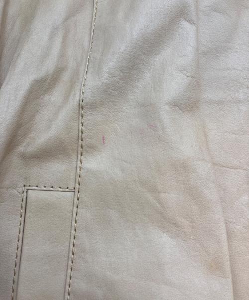 TORY BURCH（トリーバーチ）TORY BURCH (トリーバーチ) レザージャケット ベージュ サイズ:Freeの古着・服飾アイテム