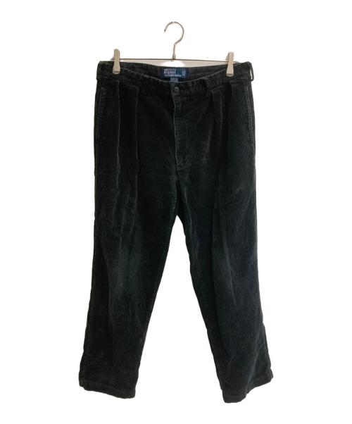 POLO RALPH LAUREN（ポロ・ラルフローレン）POLO RALPH LAUREN (ポロ・ラルフローレン) コーデュロイパンツ ブラック サイズ:SIZE 35×32の古着・服飾アイテム