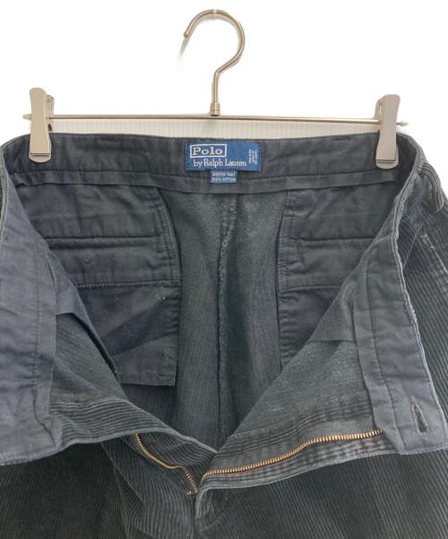 POLO RALPH LAUREN（ポロ・ラルフローレン）POLO RALPH LAUREN (ポロ・ラルフローレン) コーデュロイパンツ ブラック サイズ:SIZE 35×32の古着・服飾アイテム
