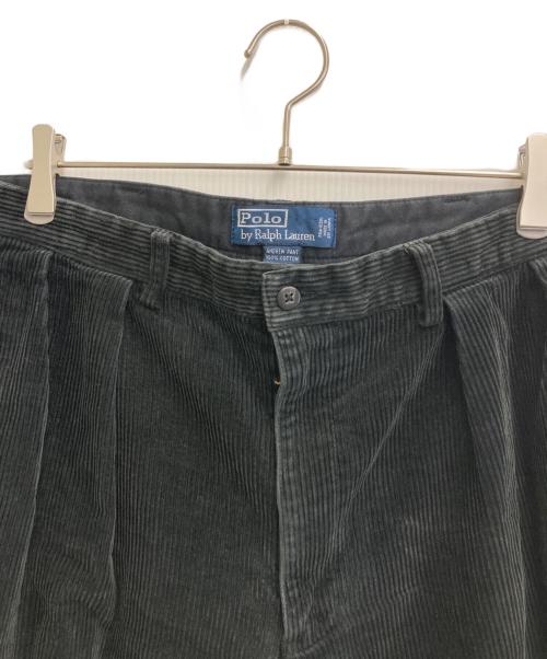 POLO RALPH LAUREN（ポロ・ラルフローレン）POLO RALPH LAUREN (ポロ・ラルフローレン) コーデュロイパンツ ブラック サイズ:SIZE 35×32の古着・服飾アイテム