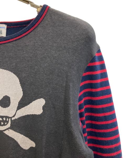 Vivienne Westwood man（ヴィヴィアン ウェストウッド マン）Vivienne Westwood man (ヴィヴィアン ウェストウッド マン) ロングスリーブカットソー ブラック×レッド サイズ:Sの古着・服飾アイテム