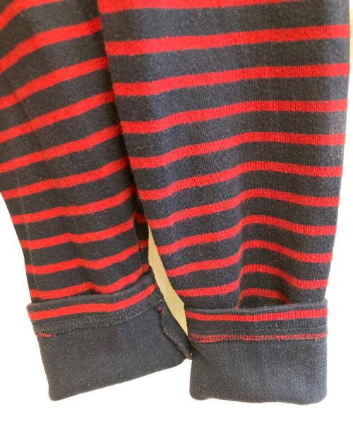 Vivienne Westwood man（ヴィヴィアン ウェストウッド マン）Vivienne Westwood man (ヴィヴィアン ウェストウッド マン) ロングスリーブカットソー ブラック×レッド サイズ:Sの古着・服飾アイテム