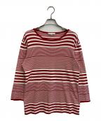 Christian Diorクリスチャン ディオール）の古着「ボーダーカットソー」｜レッド