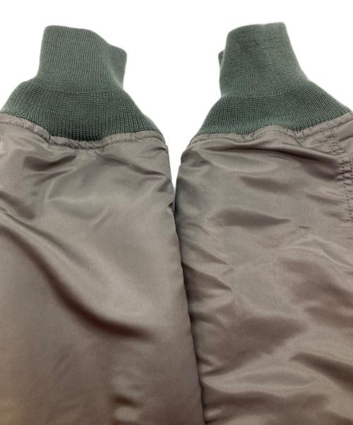 ALPHA（アルファ）ALPHA (アルファ) MA-1 DOBBS MODEL FADED グレー サイズ:XLの古着・服飾アイテム