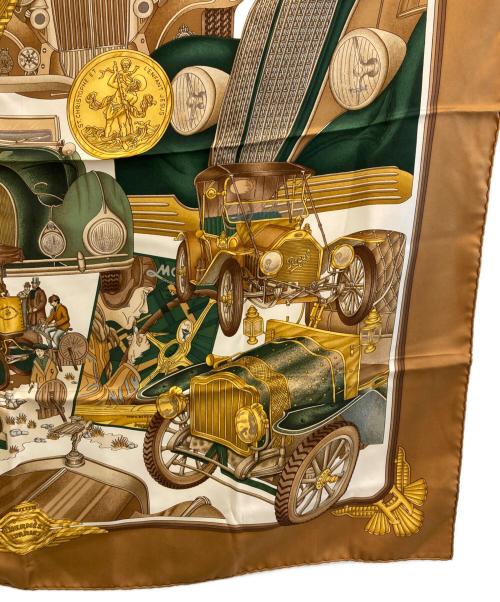 HERMES（エルメス）HERMES (エルメス) カレ90 automobile ブラウン サイズ:-の古着・服飾アイテム