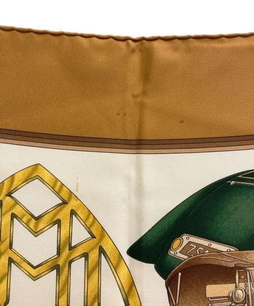 HERMES（エルメス）HERMES (エルメス) カレ90 automobile ブラウン サイズ:-の古着・服飾アイテム