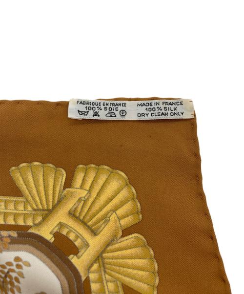 HERMES（エルメス）HERMES (エルメス) カレ90 automobile ブラウン サイズ:-の古着・服飾アイテム