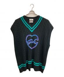 KIDILL（キディル）の古着「25ss オーバーサイズ クリケット ベスト」｜ブラック