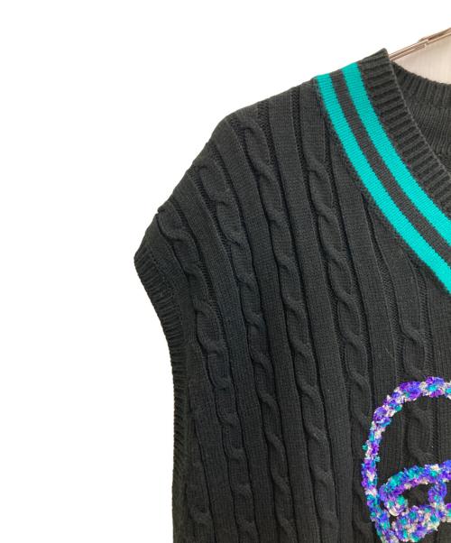 KIDILL（キディル）KIDILL (キディル) 25ss オーバーサイズ クリケット ベスト ブラック サイズ:freeの古着・服飾アイテム