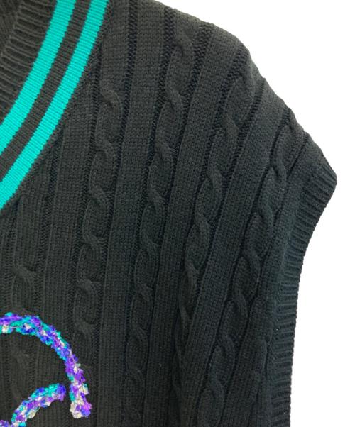 KIDILL（キディル）KIDILL (キディル) 25ss オーバーサイズ クリケット ベスト ブラック サイズ:freeの古着・服飾アイテム