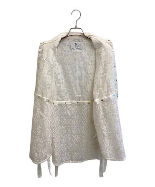 rurumu（ルルムウ）rurumu (ルルムウ) 25SS rurumu: lace detachable shirts アイボリー サイズ:freeの古着・服飾アイテム