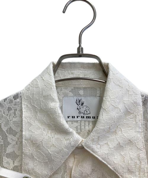 rurumu（ルルムウ）rurumu (ルルムウ) 25SS rurumu: lace detachable shirts アイボリー サイズ:freeの古着・服飾アイテム