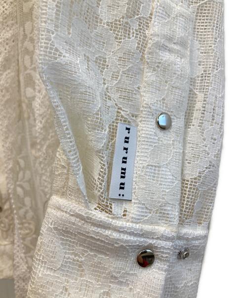 rurumu（ルルムウ）rurumu (ルルムウ) 25SS rurumu: lace detachable shirts アイボリー サイズ:freeの古着・服飾アイテム