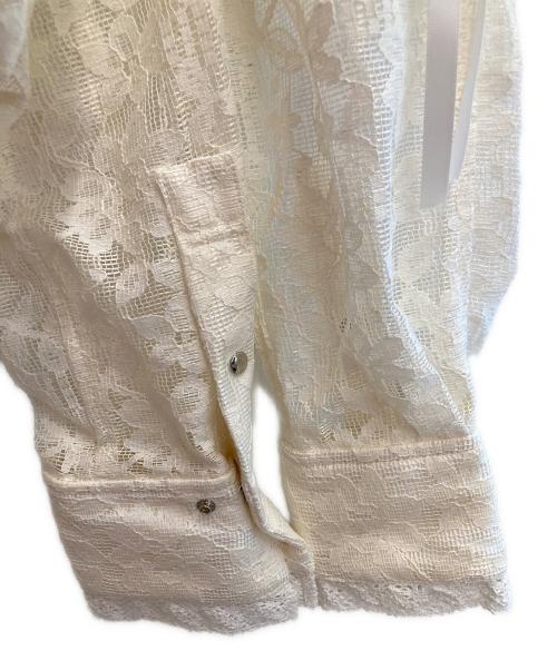 rurumu（ルルムウ）rurumu (ルルムウ) 25SS rurumu: lace detachable shirts アイボリー サイズ:freeの古着・服飾アイテム