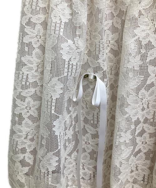 rurumu（ルルムウ）rurumu (ルルムウ) 25ss lace detachable skirt アイボリー サイズ:freeの古着・服飾アイテム