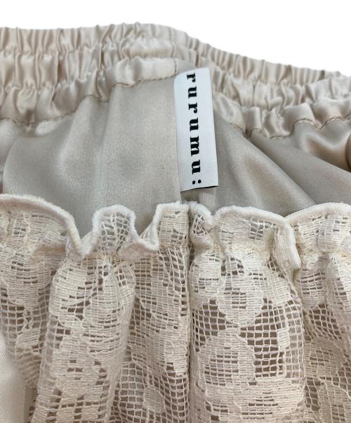 rurumu（ルルムウ）rurumu (ルルムウ) 25ss lace detachable skirt アイボリー サイズ:freeの古着・服飾アイテム