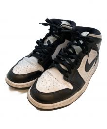 NIKE（ナイキ）の古着「WMNS AIR JORDAN 1 MID Black White」｜ホワイト×ブラック