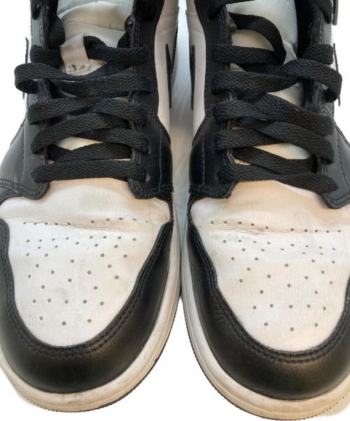 NIKE（ナイキ）NIKE (ナイキ) WMNS AIR JORDAN 1 MID Black White ホワイト×ブラック サイズ:29の古着・服飾アイテム