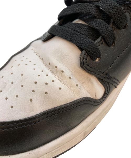 NIKE（ナイキ）NIKE (ナイキ) WMNS AIR JORDAN 1 MID Black White ホワイト×ブラック サイズ:29の古着・服飾アイテム