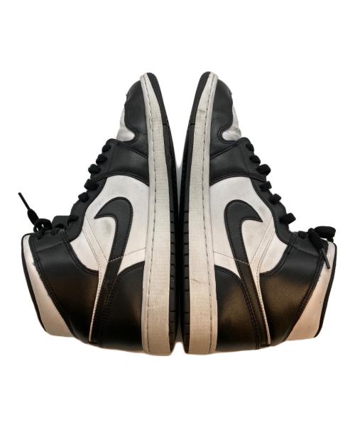 NIKE（ナイキ）NIKE (ナイキ) WMNS AIR JORDAN 1 MID Black White ホワイト×ブラック サイズ:29の古着・服飾アイテム