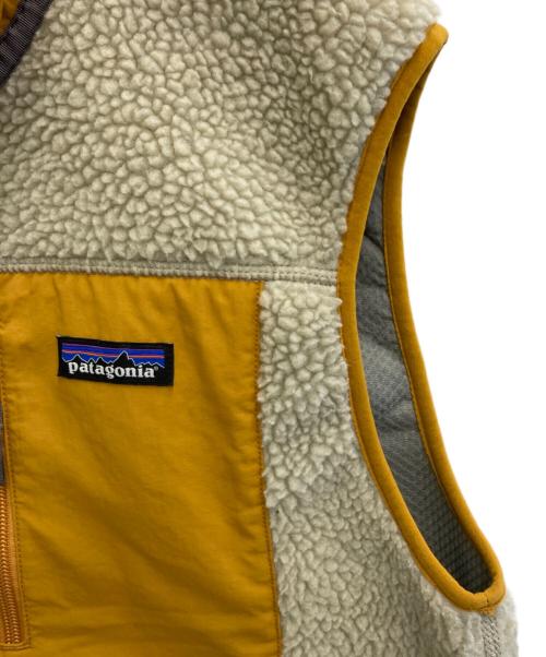 Patagonia（パタゴニア）Patagonia (パタゴニア) Retro-X VestS イエロー×ベージュ サイズ:Mの古着・服飾アイテム