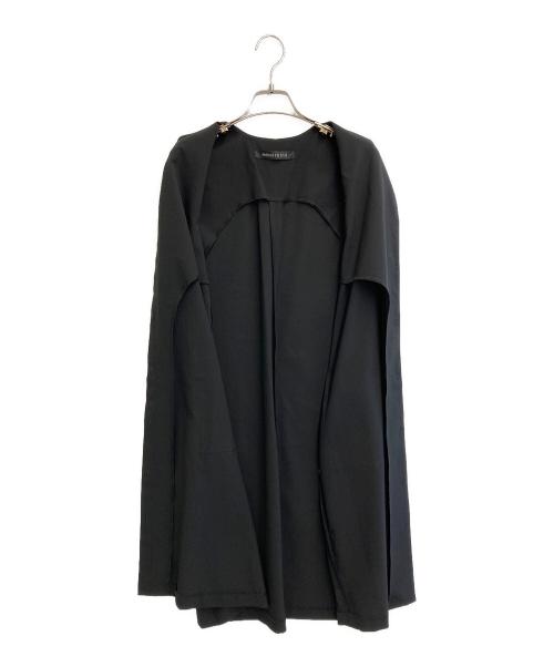 mizuiro-ind（ミズイロインド）mizuiro-ind (ミズイロインド) フロントフライコクーンジレ ブラック サイズ:-の古着・服飾アイテム