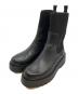 CORSO ROMA 9（コルソローマノーヴェ）の古着「サイドゴアニットブーツ」｜ブラック