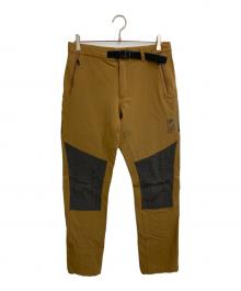 MOUNTAIN HARD WEAR（マウンテンハードウェア）の古着「DOUBLE DRAGON ALPINE PANT」｜ブラック×ブラウン