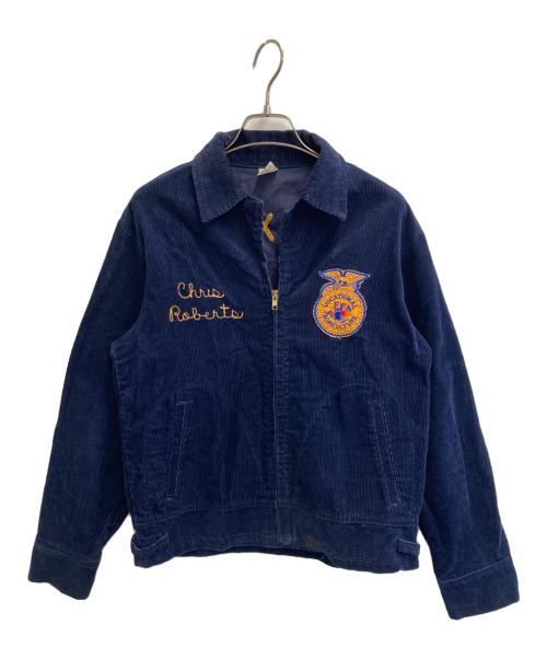 NATIONAL FFA（ナショナルエフエフエー）NATIONAL FFA (ナショナルエフエフエー) FFAコーデュロイジャケット ネイビー サイズ:38の古着・服飾アイテム