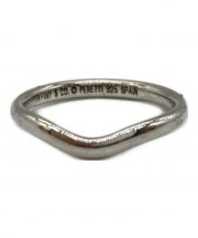 TIFFANY & Co.（ティファニー）の古着「カーブドリング」｜シルバー