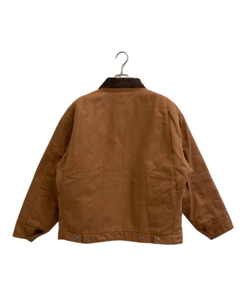 corner stone（コーナー ストーン）corner stone (コーナー ストーン) ダック ワークジャケット ブラウン サイズ:Mの古着・服飾アイテム