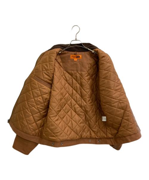corner stone（コーナー ストーン）corner stone (コーナー ストーン) ダック ワークジャケット ブラウン サイズ:Mの古着・服飾アイテム