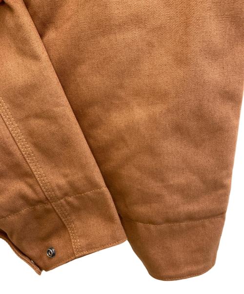 corner stone（コーナー ストーン）corner stone (コーナー ストーン) ダック ワークジャケット ブラウン サイズ:Mの古着・服飾アイテム