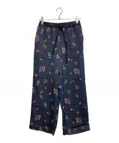 中古・古着通販】LOHEN (ローヘン) 2タックサテンパンツ ブルー サイズ